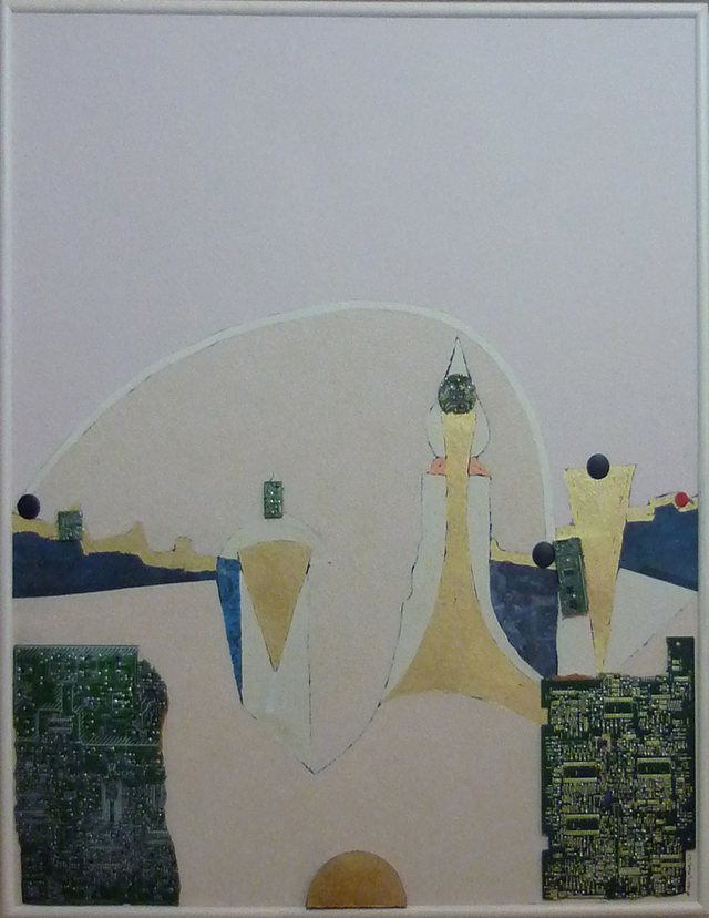 Opera di Giovanni Manganaro, tecnica mista