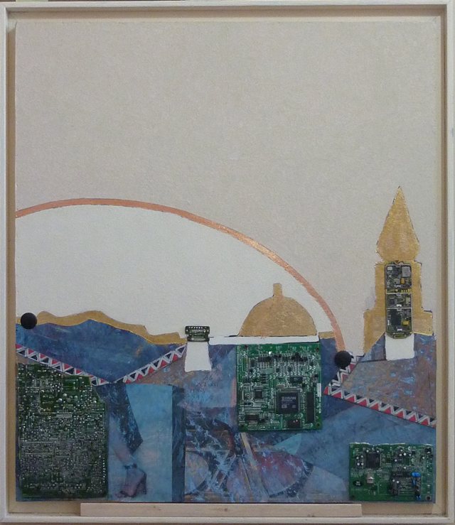 Opera di Giovanni Manganaro, tecnica mista