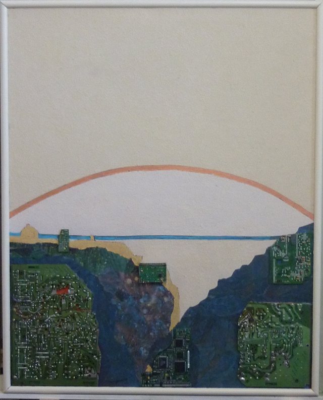 Opera di Giovanni Manganaro, tecnica mista