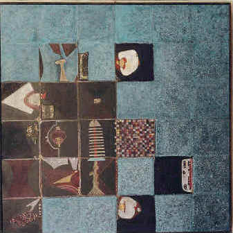 Composizione, 1997, tecnica mista