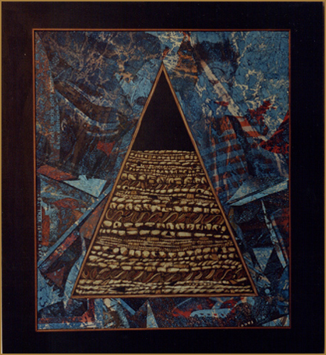 Contenitore, 2000, tecnica mista su legno