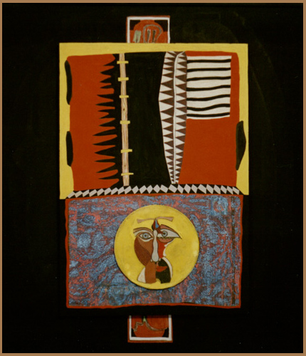 Pablo, 2002, tecnica mista su legno