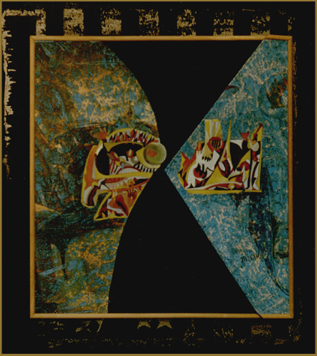 Pittura (tav. 3), tecnica mista su legno