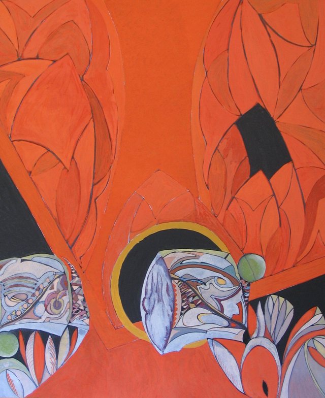 Opera di Giovanni Manganaro, 2005, tecnica mista, cm 102 × 81