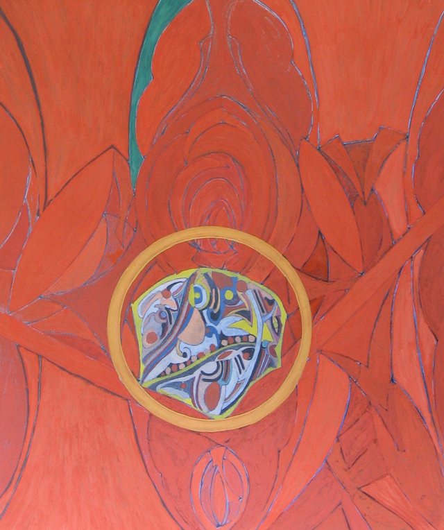 Opera di Giovanni Manganaro, 2005, tecnica mista, cm 82 × 69