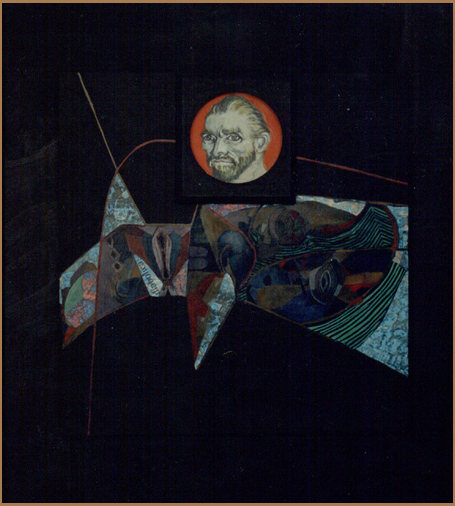 Vincent, 2002, tecnica mista su legno